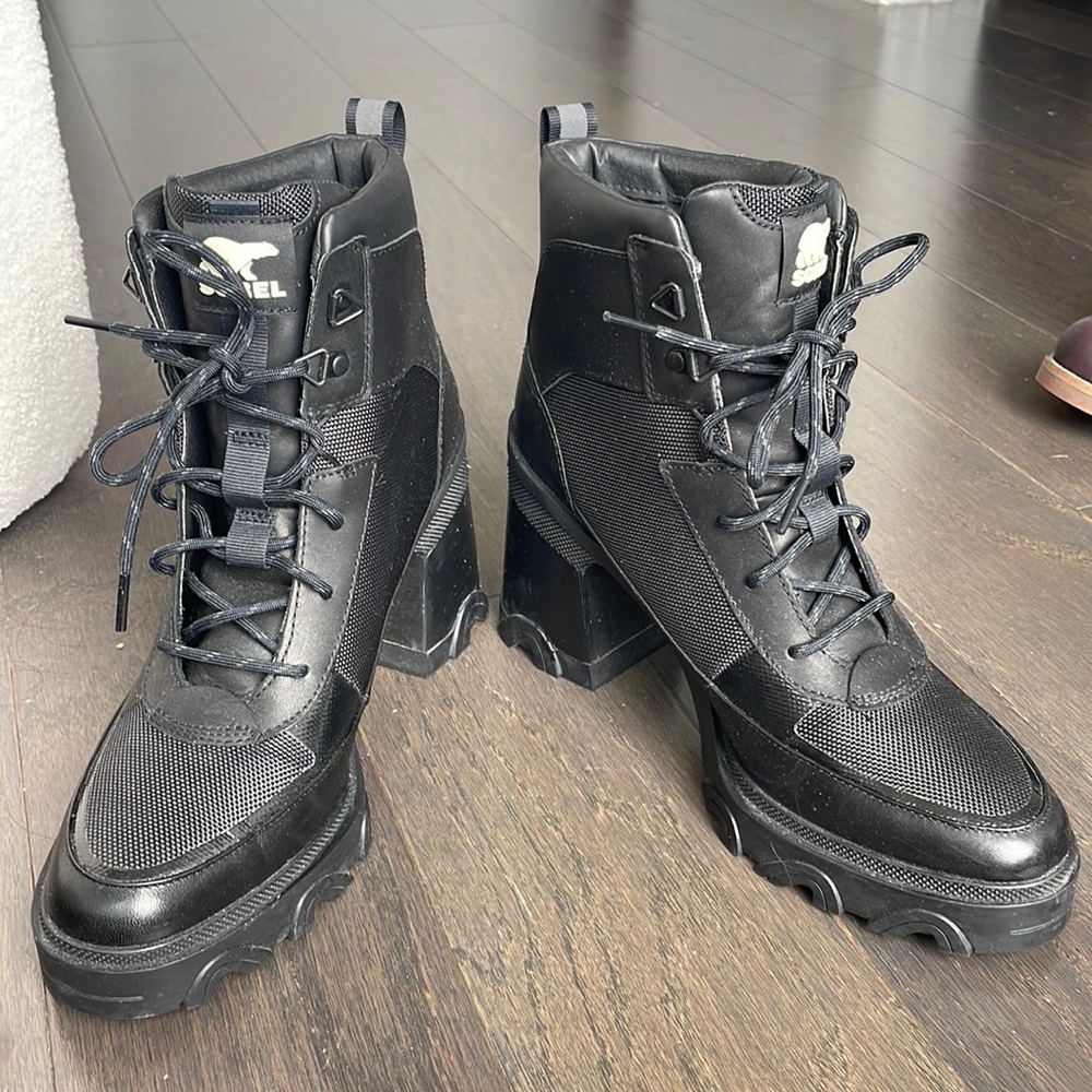 Sorel Tall Combat Waterproof Heels, Size 10